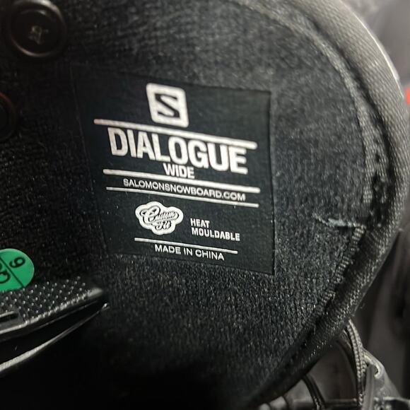 SALOMON DIALOGUE WIDE ART SNOWBOARD BOOTS SIZE 8 - Picture 9 of 11